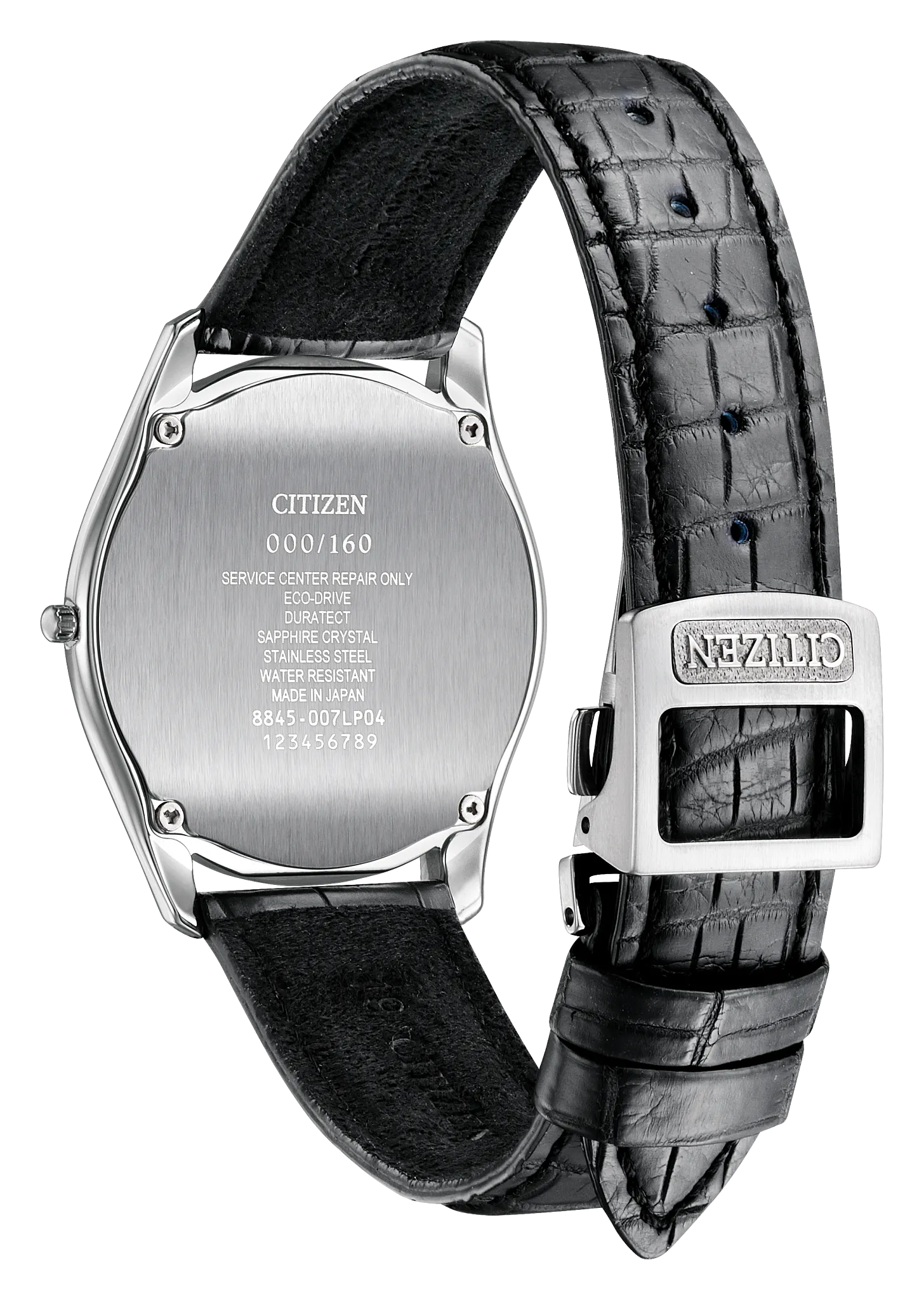 Eco-Drive One White Dial Crocodile Strap AQ5010-01A | CITIZEN